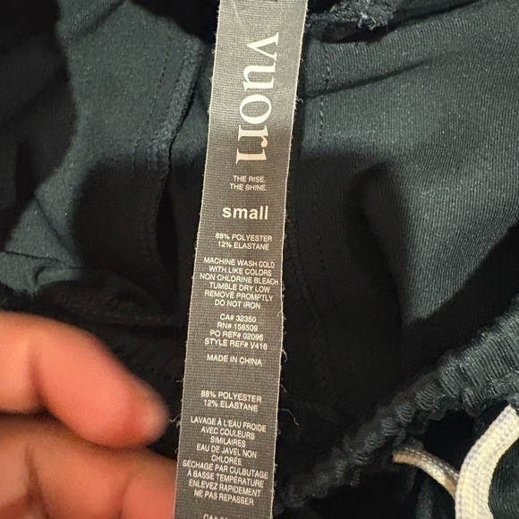 Men's Vuori Sunday Performance Joggers Pants-Size Small (V416) Green #154 - Picture 9 of 9